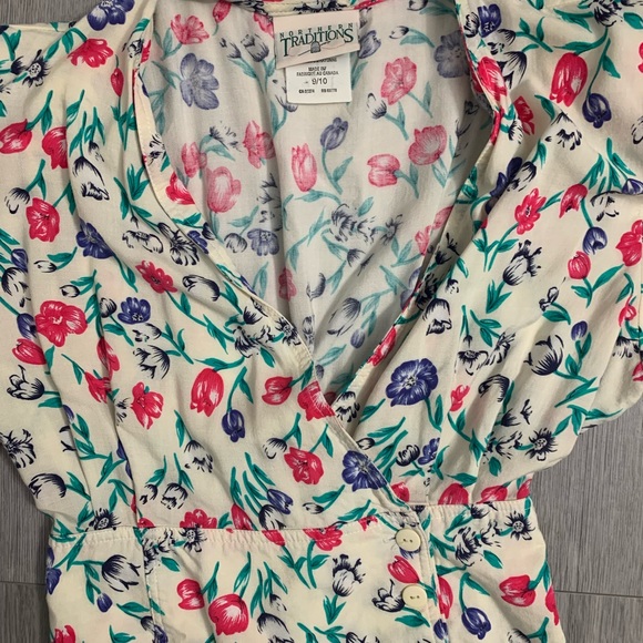 Vintage Northern Traditions Prairie Peasant Dress size small - Picture 2 of 3